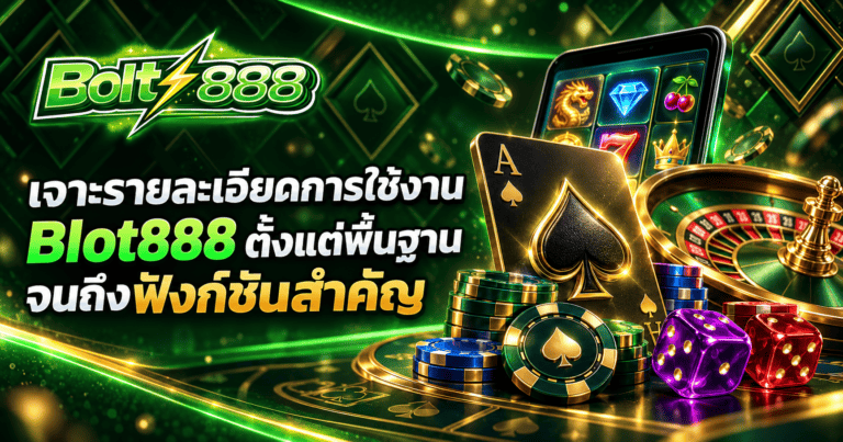 เจาะรายละเอียดการใช้งาน Blot888 ตั้งแต่พื้นฐานจนถึงฟังก์ชันสำคัญ